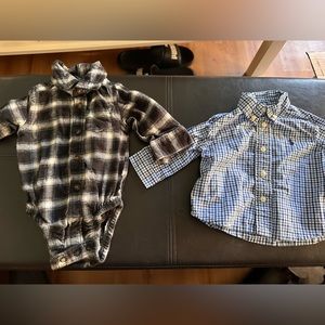 Baby boy button down shirts